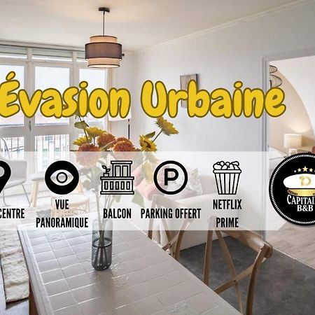 Evasion Urbaine - Vue Panoramique - Proche Gare Troyes Exterior foto
