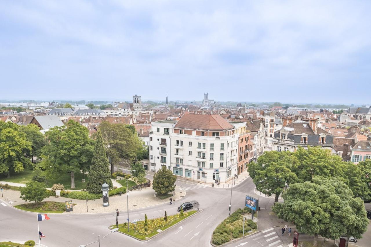 Evasion Urbaine - Vue Panoramique - Proche Gare Troyes Exterior foto